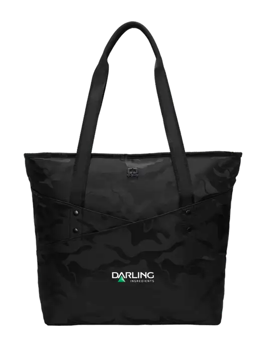 OGIO Black Camo Downtown Tote 
 w/Darling Ingredients Logo