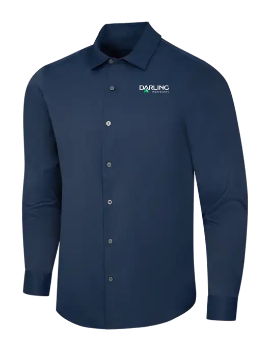 Navy City Stretch Shirt w/Darling Ingredients Logo