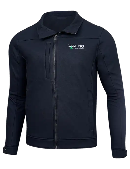 Cornerstone Navy Duck Bonded Soft Shell Jacket w/Darling Ingredients Logo