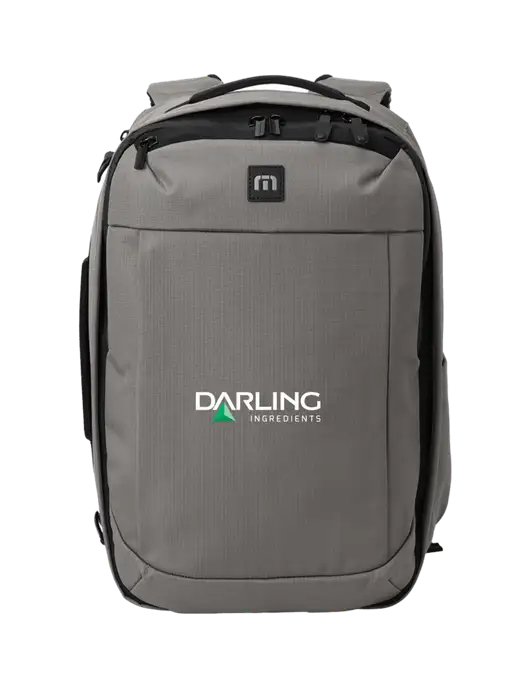 TravisMathew Medium Grey Convertible Backpack w/Darling Ingredients Logo