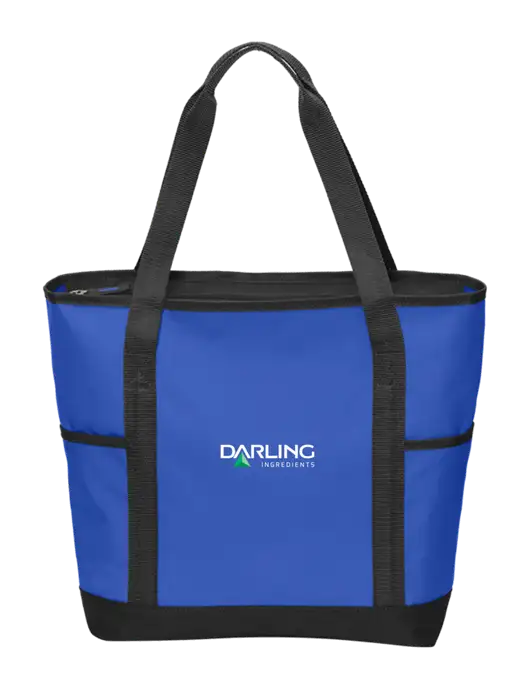 On the Go Royal/Black Tote w/Darling Ingredients Logo