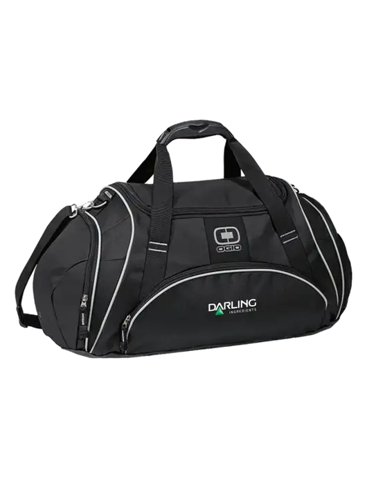 OGIO Black Crunch Duffel
 w/Darling Ingredients Logo