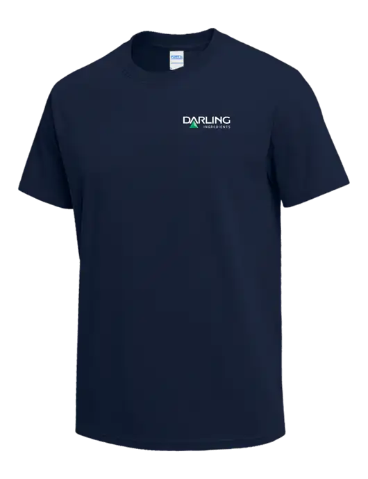 Navy Heavyweight 6.1 oz T-Shirt w/Darling Ingredients Logo