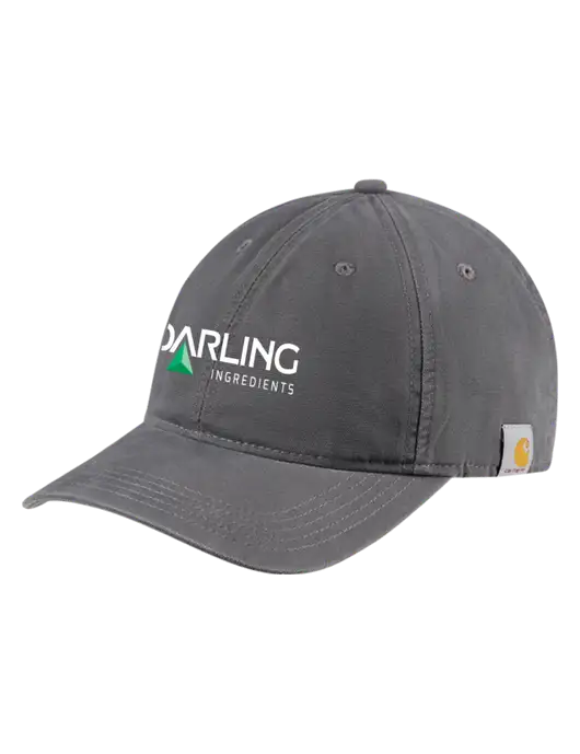 Carhartt Dark Grey Cotton Canvas Cap w/Darling Ingredients Logo