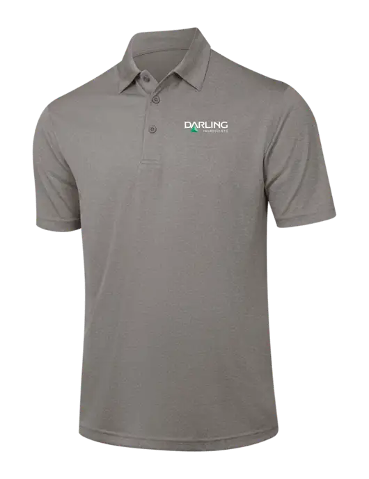 Medium Grey Heather Contender Polo w/Darling Ingredients Logo