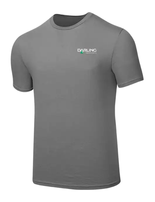Seriously Soft Medium Grey T-Shirt w/Darling Ingredients Logo