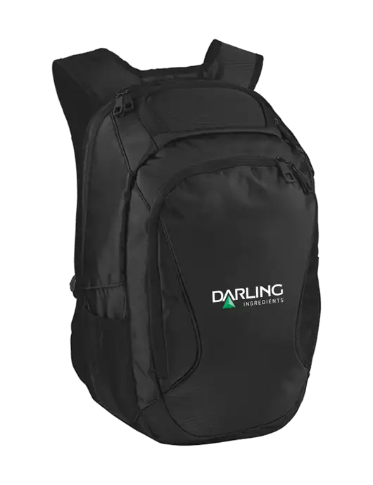 Stealth Black Laptop Backpack w/Darling Ingredients Logo