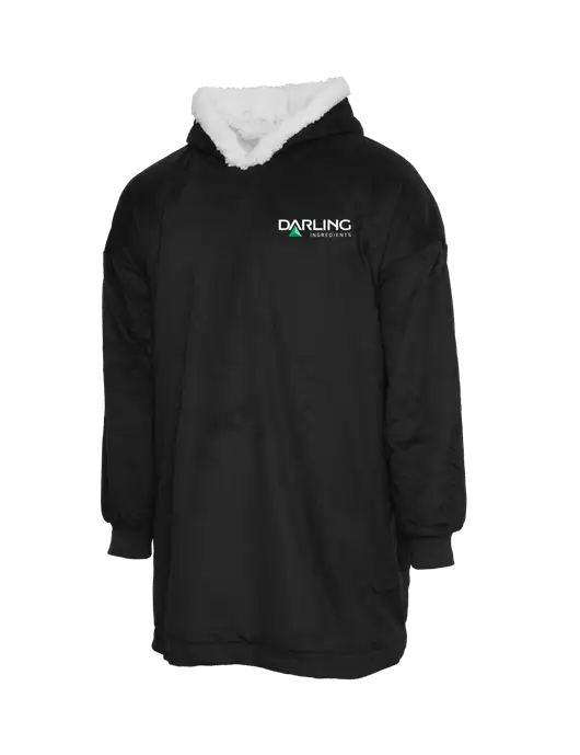 Wearable Lodge Black Blanket w/Darling Ingredients Logo
