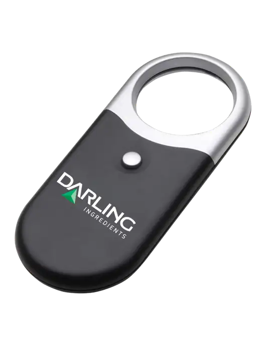 Compact Black Magnifier Light w/Darling Ingredients Logo