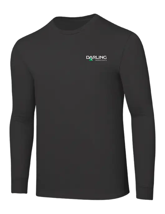 Core Blend Charcoal Grey Long Sleeve Tee w/Darling Ingredients Logo
