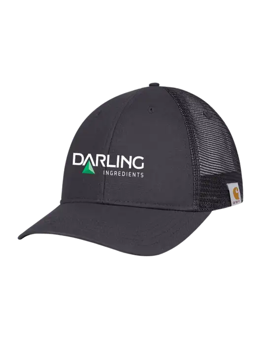 Carhartt Dark Grey Canvas Trucker Cap w/Darling Ingredients Logo
