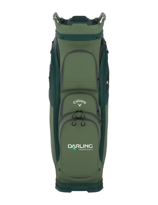 Callaway Org 14 Light Olive Cart Golf Bag  w/Darling Ingredients Logo