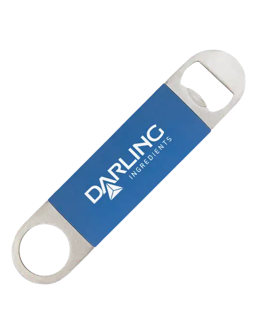 Royal Bottle Opener with Silicone Grip w/Darling Ingredients Logo