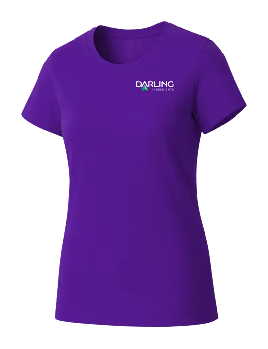 Womens Seriously Soft Purple T-Shirt w/Darling Ingredients Logo