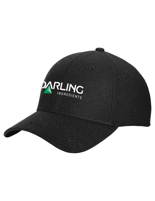 New Era Diamond Era Black Stretch Cap w/Darling Ingredients Logo