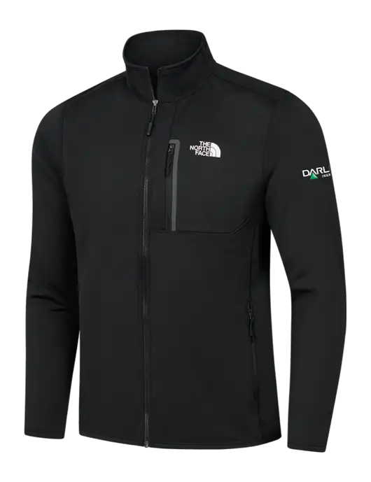 North Face Black Skyline Full-Zip Fleece Jacket w/Darling Ingredients Logo