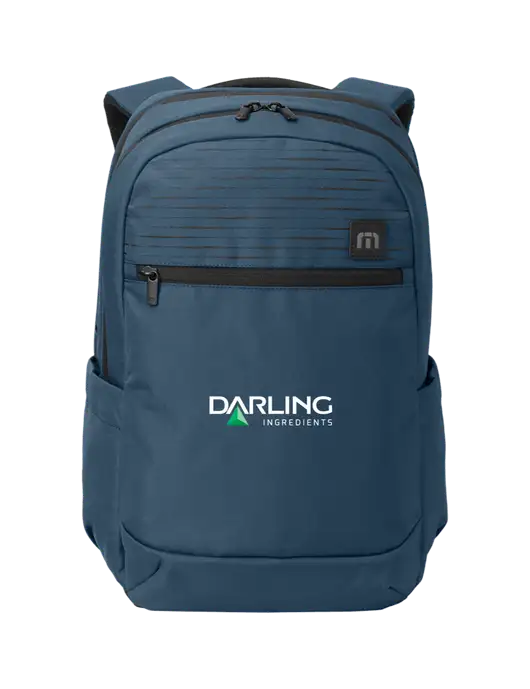 TravisMathew Light Navy Approach Backpack w/Darling Ingredients Logo
