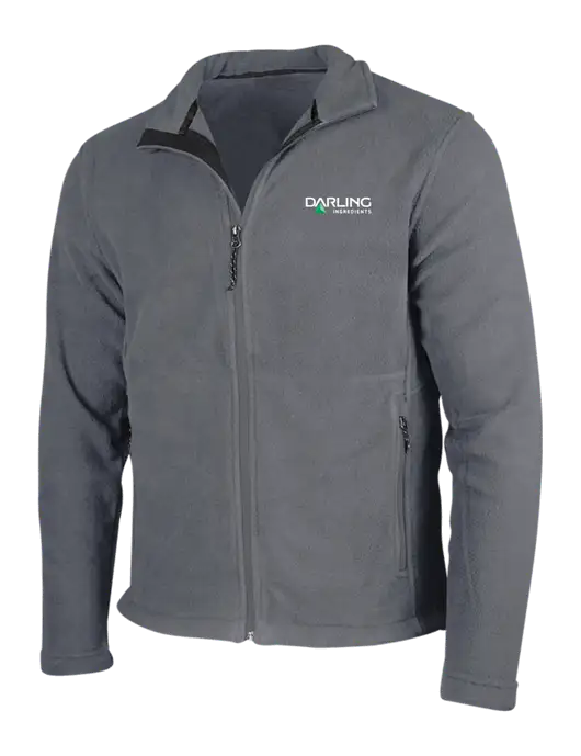 Medium Grey Fleece Jacket w/Darling Ingredients Logo