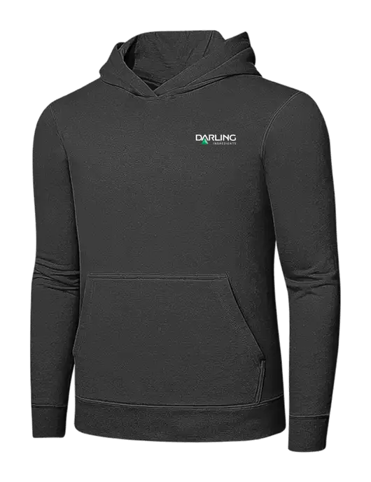 Charcoal 7.8 oz Ring Spun Hooded Sweatshirt w/Darling Ingredients Logo