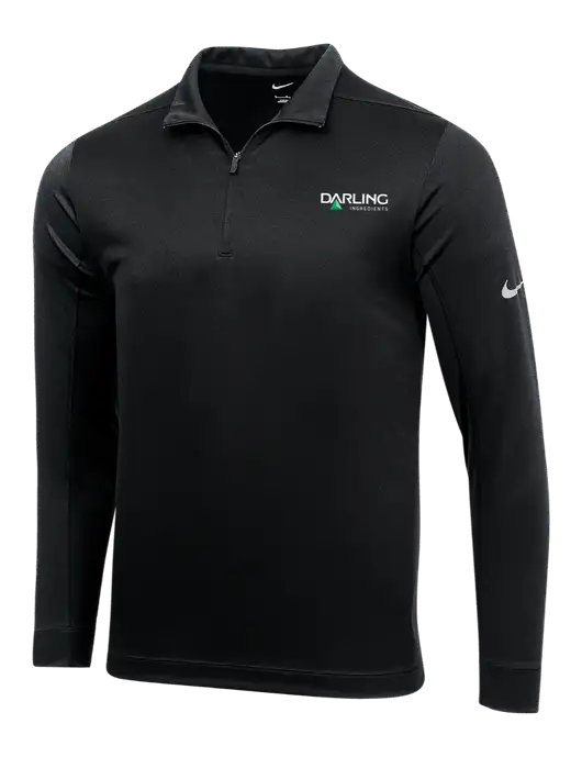 NIKE Black Dry 1/2 Zip Cover-Up w/Darling Ingredients Logo