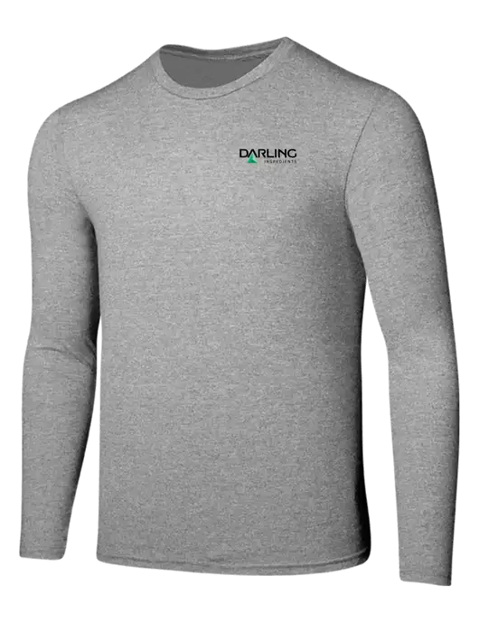 Seriously Soft Light Heathered Grey Long Sleeve T-Shirt w/Darling Ingredients Logo