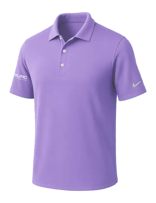 NIKE Light Purple Dri-Fit Micro Pique Polo w/Darling Ingredients Logo