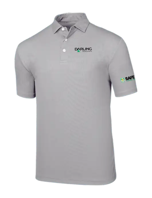 Callaway Birdseye Light Grey Polo w/Darling Ingredients Logo, Safety Logo
