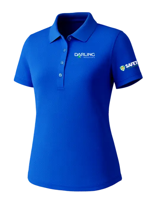 Callaway Womens Core Royal Performance Polo w/Darling Ingredients Logo, Safety Logo