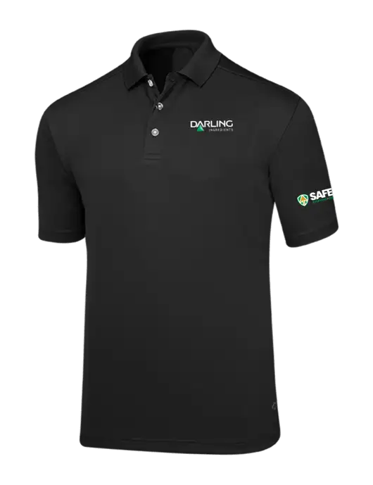 Callaway Core Black Performance Polo w/Darling Ingredients Logo, Safety Logo