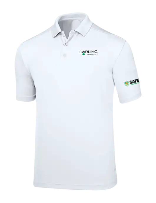 Callaway Core Bright White Performance Polo w/Darling Ingredients Logo, Safety Logo