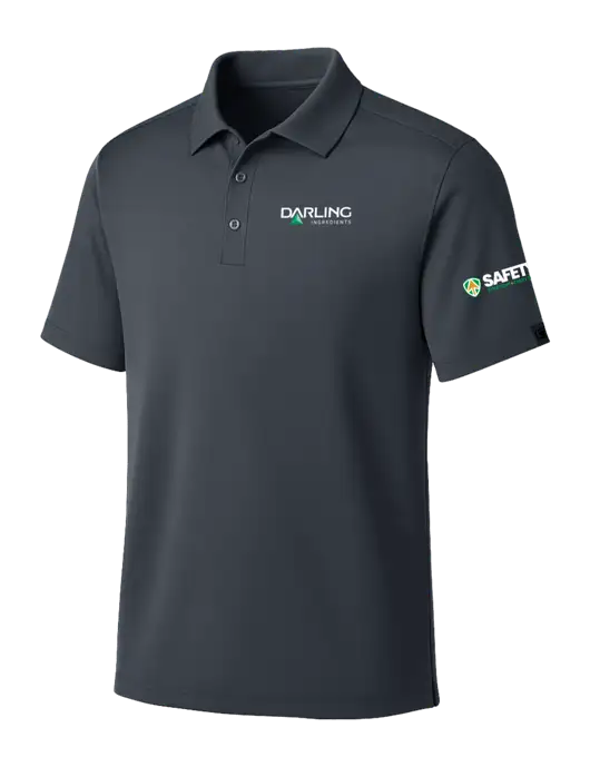 OGIO Dark Grey Framework Polo w/Darling Ingredients Logo, Safety Logo