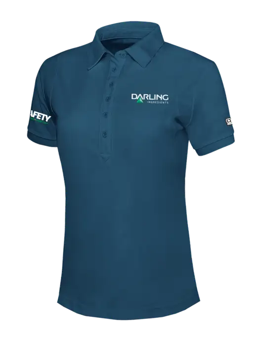 OGIO Womens Light Navy Jewel Polo w/Darling Ingredients Logo, Safety Logo