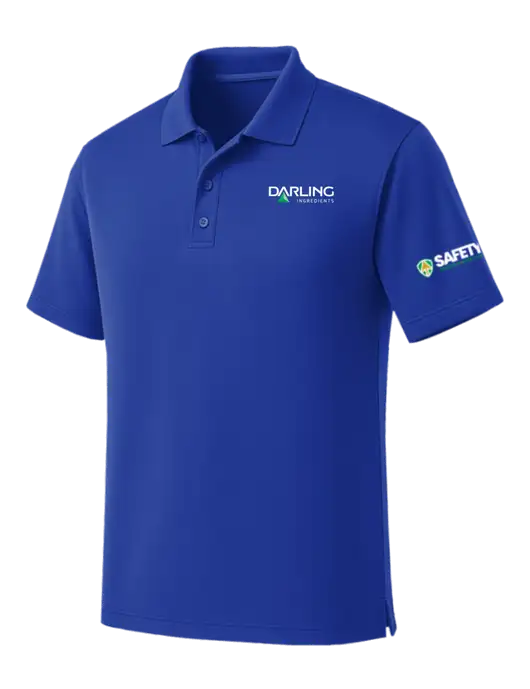 Dark Royal Dry Zone UV Micro Mesh Polo w/Darling Ingredients Logo, Safety Logo