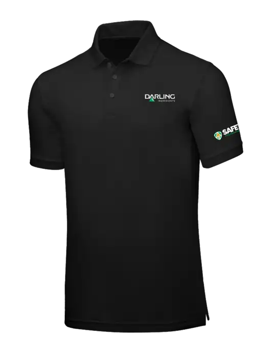 Black Core Classic Pique w/Darling Ingredients Logo, Safety Logo