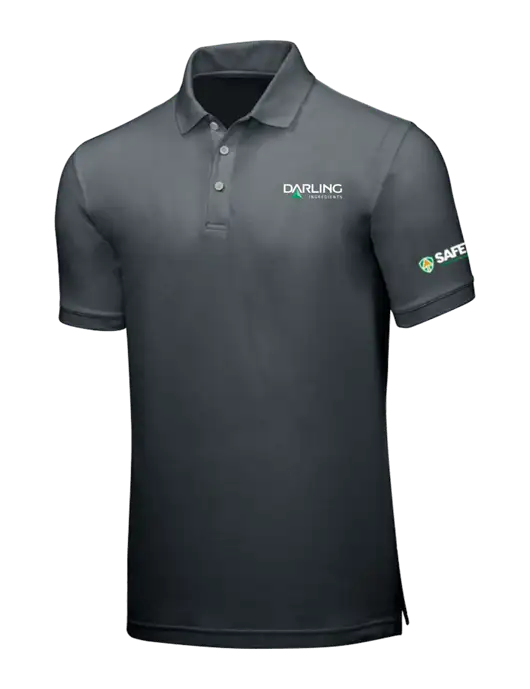 Dark Grey Core Classic Pique w/Darling Ingredients Logo, Safety Logo