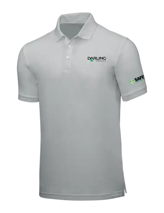 Light Grey Core Classic Pique w/Darling Ingredients Logo, Safety Logo