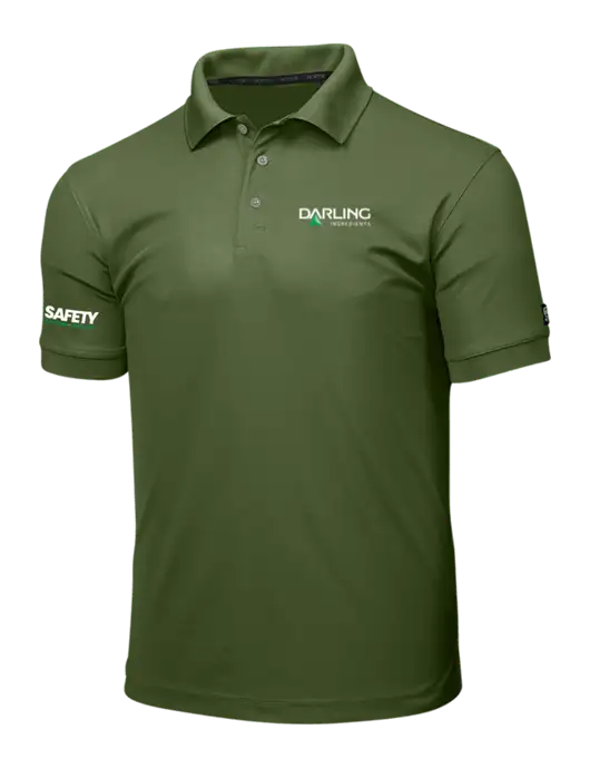 OGIO Olive Caliber 2.0 Polo w/Darling Ingredients Logo, Safety Logo