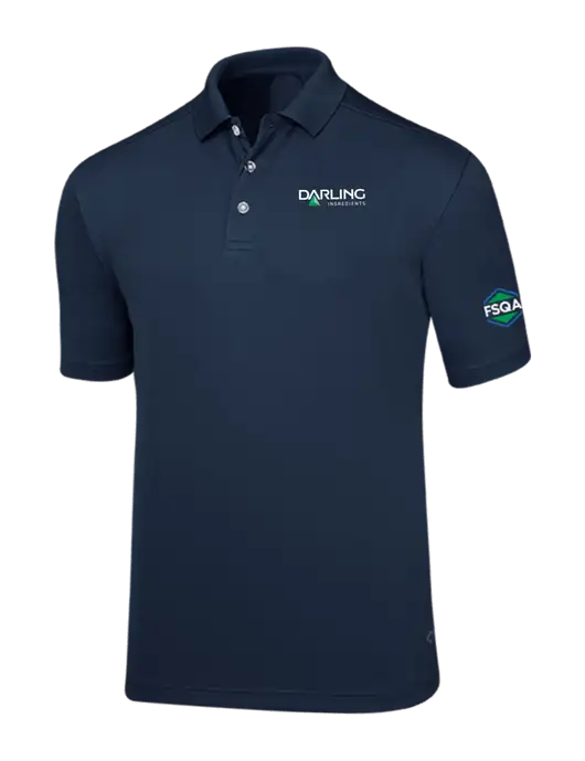 Callaway Core Navy Performance Polo w/Darling Ingredients Logo, FSQA Logo
