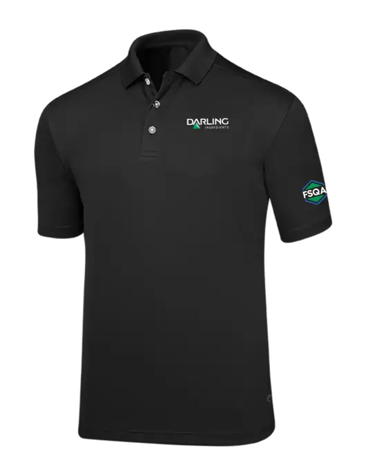 Callaway Core Black Performance Polo w/Darling Ingredients Logo, FSQA Logo