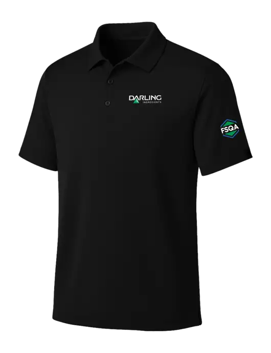 OGIO Blacktop Framework Polo w/Darling Ingredients Logo, FSQA Logo