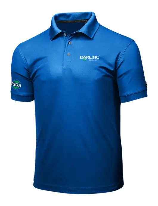 OGIO Royal Blue Caliber 2.0 Polo w/Darling Ingredients Logo, FSQA Logo