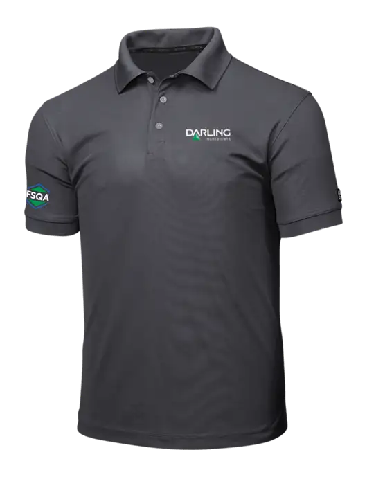 OGIO Charcoal Grey Caliber 2.0 Polo w/Darling Ingredients Logo, FSQA Logo