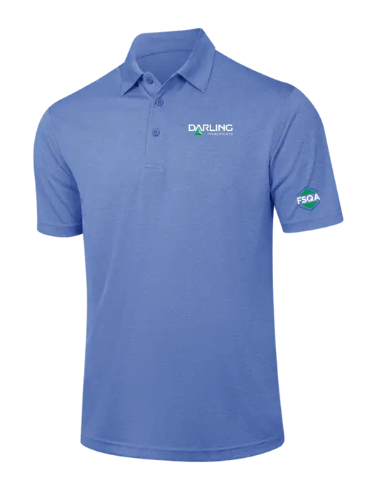 Royal Heather Contender Polo w/Darling Ingredients Logo, FSQA Logo