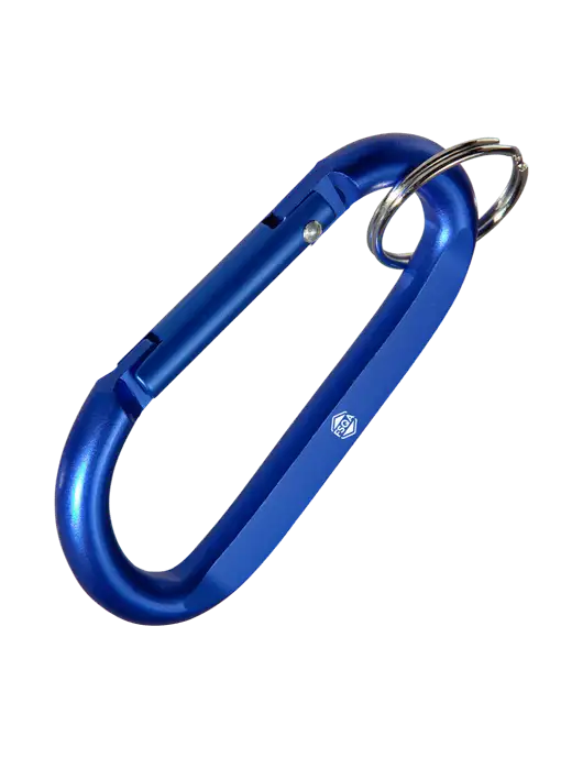 Blue Carabiner & Key Ring w/FSQA Logo, Darling Ingredients Logo