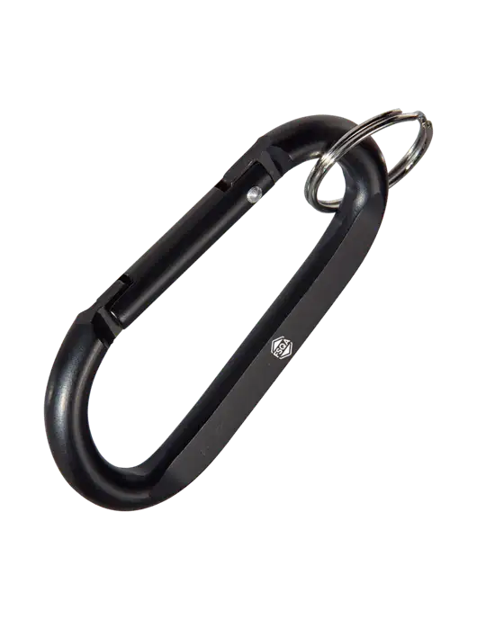 Black Carabiner & Key Ring w/FSQA Logo, Darling Ingredients Logo