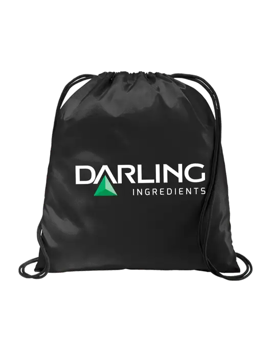 Drawstring  Black Cinch Pack w/Darling Ingredients Logo