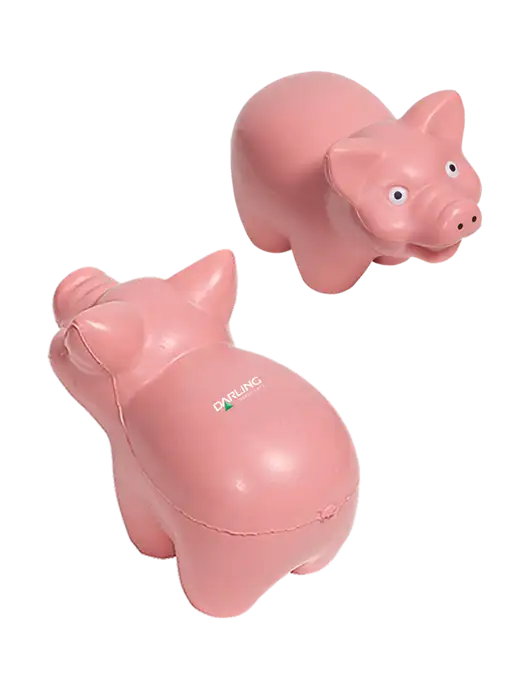 Pink Pig Stress Reliever w/Darling Ingredients Logo