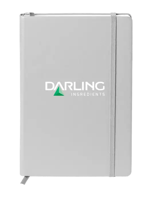 Neoskin Silver Hard Cover Journal 5.75 x 8.375
 w/Darling Ingredients Logo