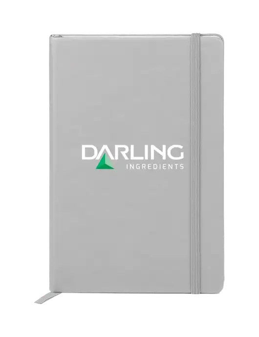 Neoskin Silver Hard Cover Junior Journal, 3.75 x 5.625 w/Darling Ingredients Logo